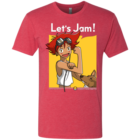 T-Shirts Vintage Red / Small JAMMING WITH EDWARD Men's Triblend T-Shirt