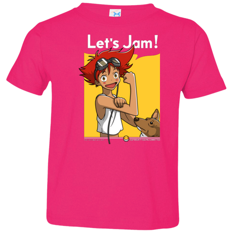 T-Shirts Hot Pink / 2T JAMMING WITH EDWARD Toddler Premium T-Shirt