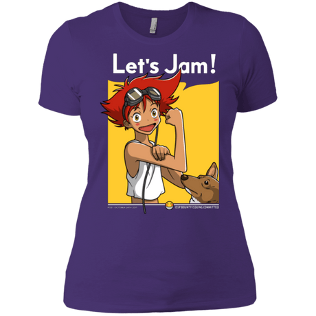 T-Shirts Purple / X-Small JAMMING WITH EDWARD Women's Premium T-Shirt