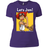 T-Shirts Purple / X-Small JAMMING WITH EDWARD Women's Premium T-Shirt