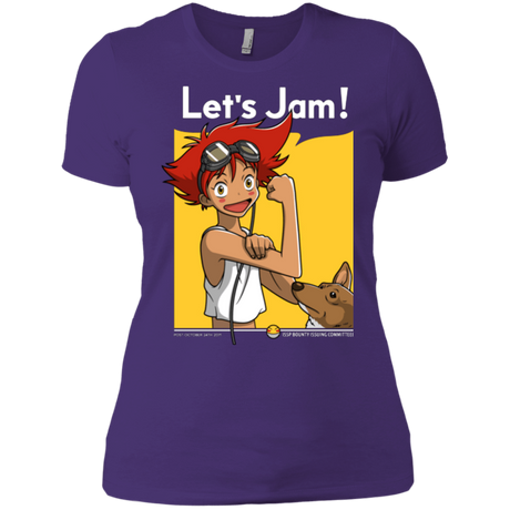 T-Shirts Purple / X-Small JAMMING WITH EDWARD Women's Premium T-Shirt