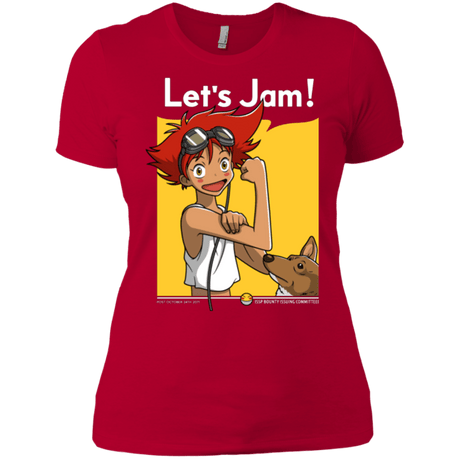 T-Shirts Red / X-Small JAMMING WITH EDWARD Women's Premium T-Shirt