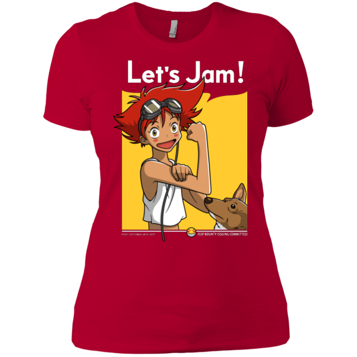 T-Shirts Red / X-Small JAMMING WITH EDWARD Women's Premium T-Shirt