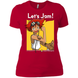 T-Shirts Red / X-Small JAMMING WITH EDWARD Women's Premium T-Shirt
