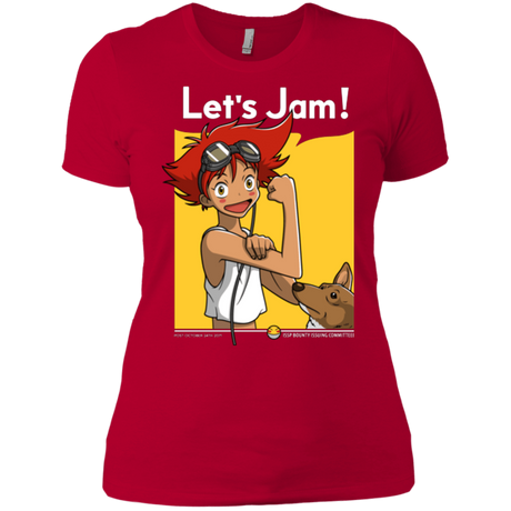 T-Shirts Red / X-Small JAMMING WITH EDWARD Women's Premium T-Shirt