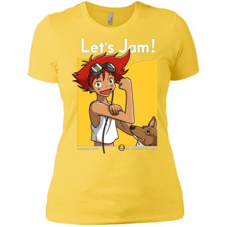 T-Shirts Vibrant Yellow / X-Small JAMMING WITH EDWARD Women's Premium T-Shirt