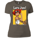 T-Shirts Warm Grey / X-Small JAMMING WITH EDWARD Women's Premium T-Shirt