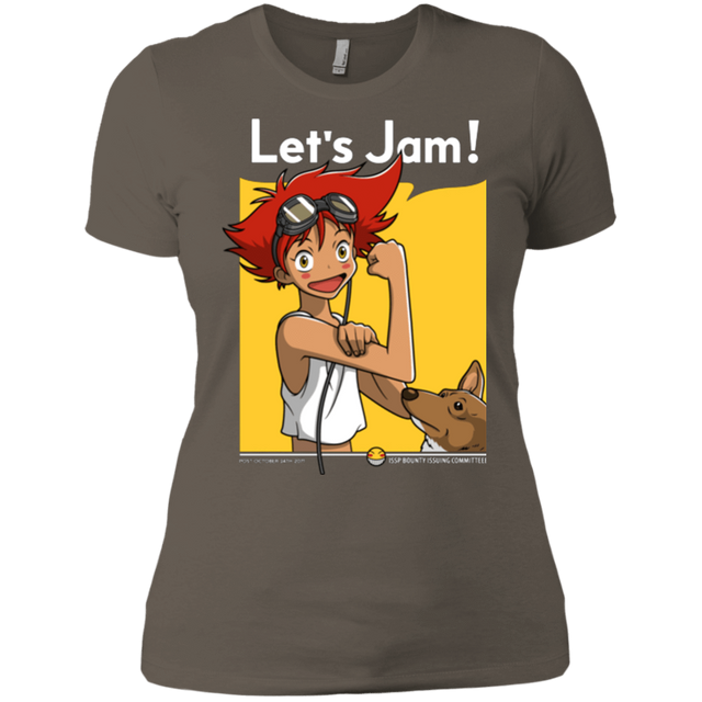 T-Shirts Warm Grey / X-Small JAMMING WITH EDWARD Women's Premium T-Shirt