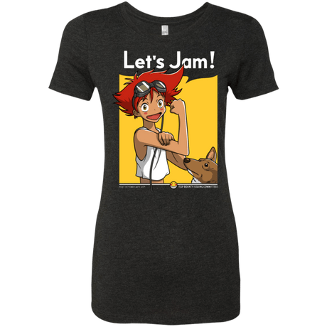 T-Shirts Vintage Black / Small JAMMING WITH EDWARD Women's Triblend T-Shirt