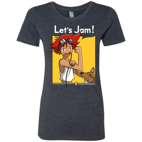 T-Shirts Vintage Navy / Small JAMMING WITH EDWARD Women's Triblend T-Shirt