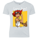 T-Shirts Heather White / YXS JAMMING WITH EDWARD Youth Triblend T-Shirt