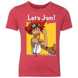 T-Shirts Vintage Red / YXS JAMMING WITH EDWARD Youth Triblend T-Shirt