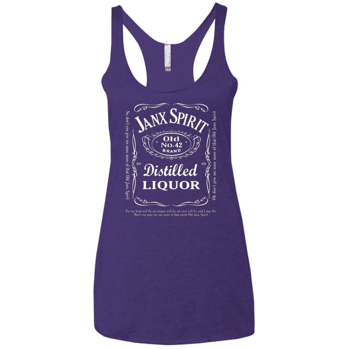 T-Shirts Purple / X-Small Janx Women's Triblend Racerback Tank