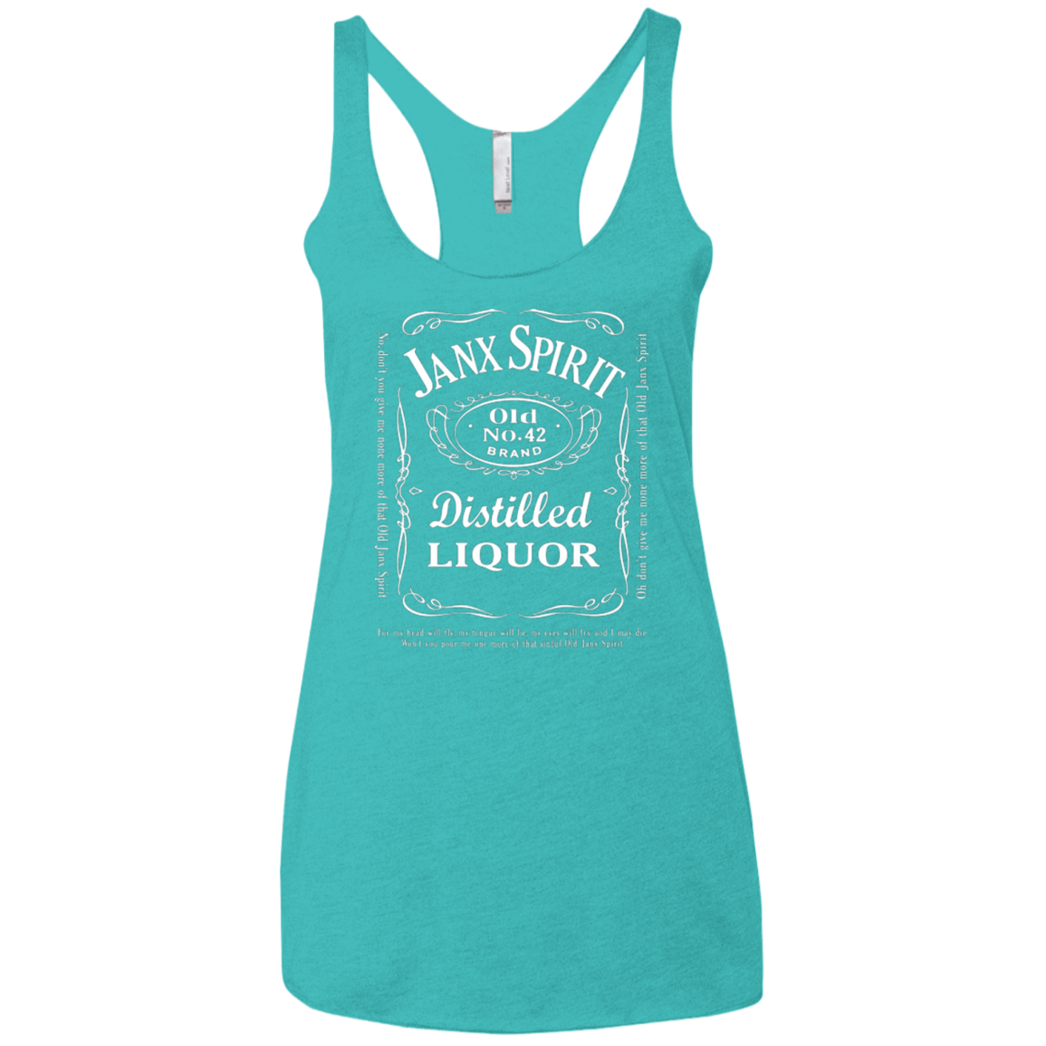 T-Shirts Tahiti Blue / X-Small Janx Women's Triblend Racerback Tank
