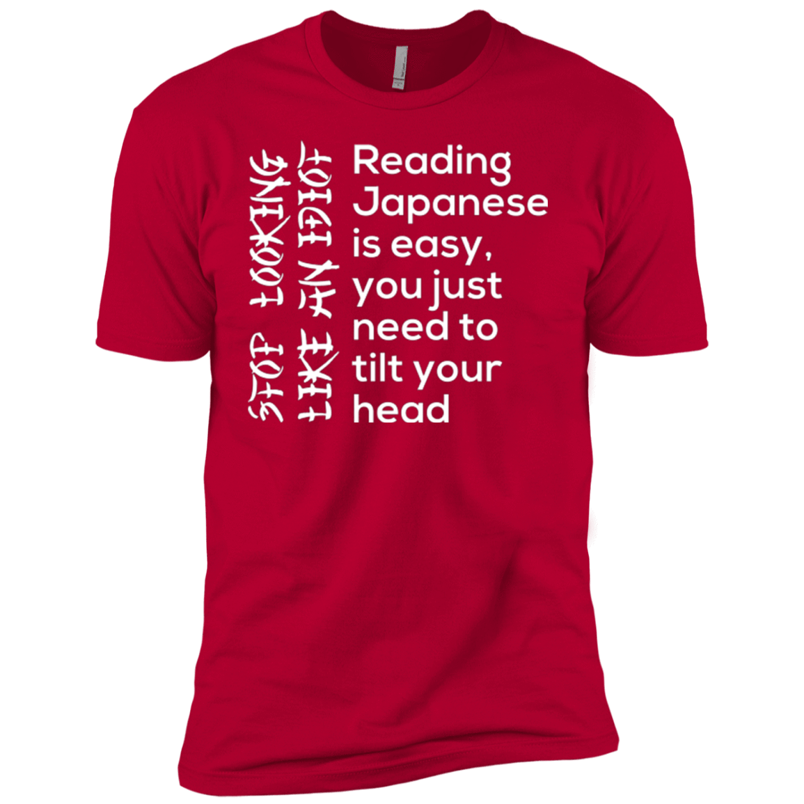 T-Shirts Red / YXS Japanese Boys Premium T-Shirt