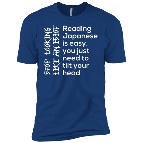 T-Shirts Royal / YXS Japanese Boys Premium T-Shirt