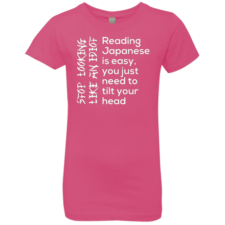 T-Shirts Hot Pink / YXS Japanese Girls Premium T-Shirt