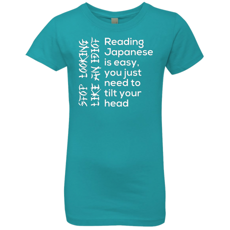 T-Shirts Tahiti Blue / YXS Japanese Girls Premium T-Shirt