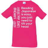 T-Shirts Hot Pink / 6 Months Japanese Infant Premium T-Shirt