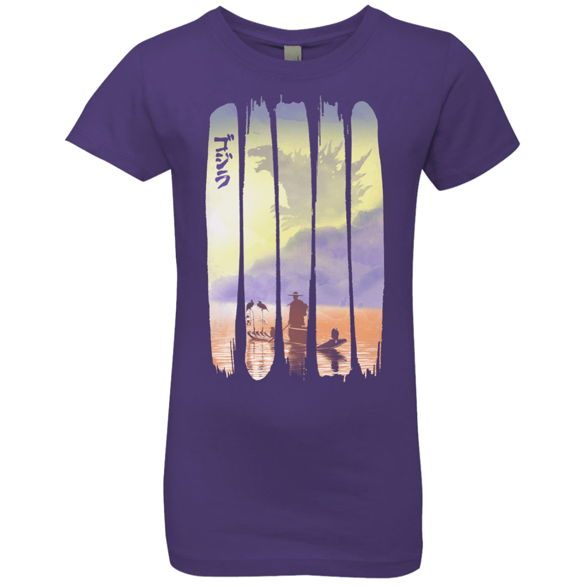 T-Shirts Purple Rush / YXS Japanese Kaiju Girls Premium T-Shirt