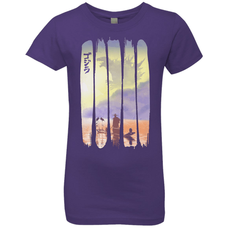 T-Shirts Purple Rush / YXS Japanese Kaiju Girls Premium T-Shirt