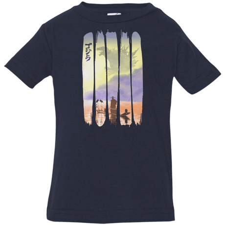 T-Shirts Navy / 6 Months Japanese Kaiju Infant Premium T-Shirt