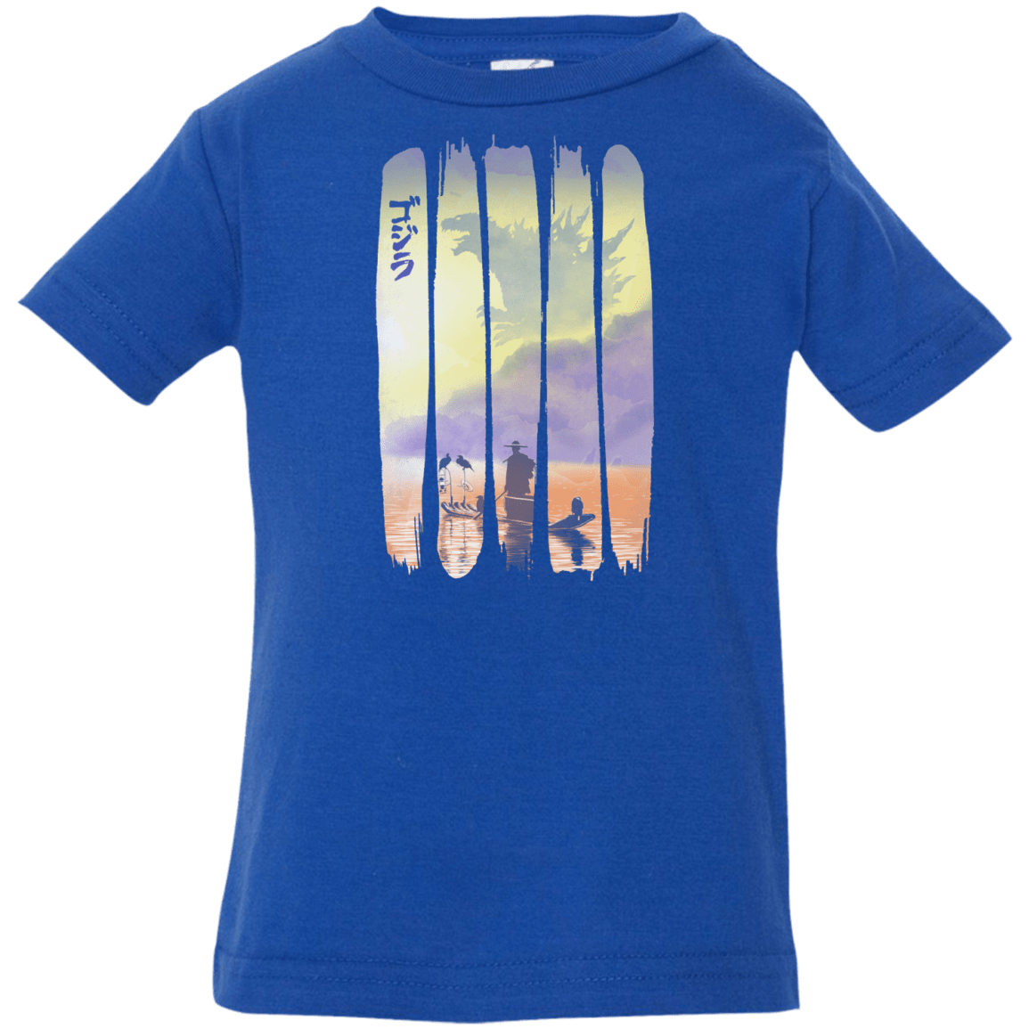 T-Shirts Royal / 6 Months Japanese Kaiju Infant Premium T-Shirt