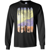 T-Shirts Black / S Japanese Kaiju Men's Long Sleeve T-Shirt