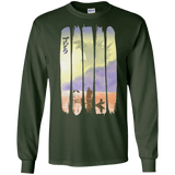 T-Shirts Forest Green / S Japanese Kaiju Men's Long Sleeve T-Shirt