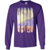 T-Shirts Purple / S Japanese Kaiju Men's Long Sleeve T-Shirt