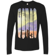 T-Shirts Black / S Japanese Kaiju Men's Premium Long Sleeve