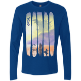 T-Shirts Royal / S Japanese Kaiju Men's Premium Long Sleeve