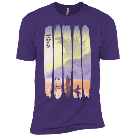 T-Shirts Purple Rush/ / X-Small Japanese Kaiju Men's Premium T-Shirt