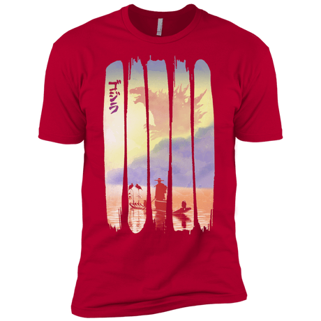 T-Shirts Red / X-Small Japanese Kaiju Men's Premium T-Shirt