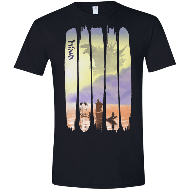 T-Shirts Black / X-Small Japanese Kaiju Men's Semi-Fitted Softstyle