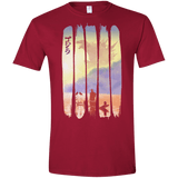 T-Shirts Cardinal Red / S Japanese Kaiju Men's Semi-Fitted Softstyle