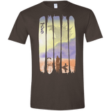 T-Shirts Dark Chocolate / S Japanese Kaiju Men's Semi-Fitted Softstyle