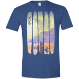 T-Shirts Heather Royal / X-Small Japanese Kaiju Men's Semi-Fitted Softstyle