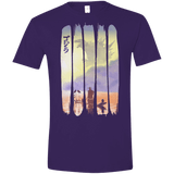 T-Shirts Purple / S Japanese Kaiju Men's Semi-Fitted Softstyle