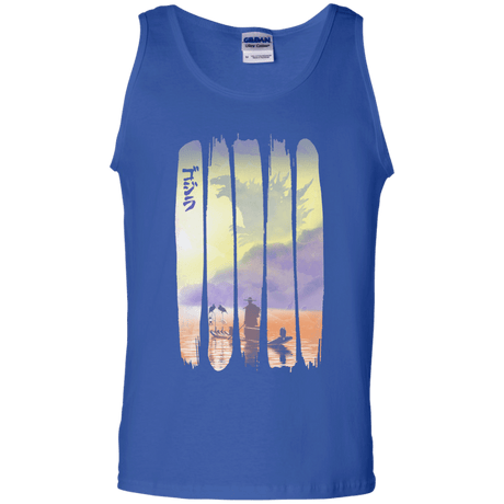 T-Shirts Royal / S Japanese Kaiju Men's Tank Top