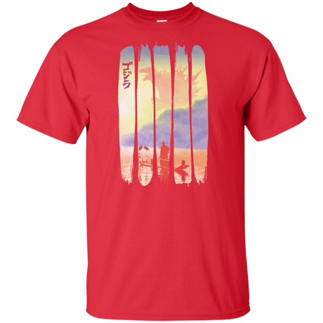 T-Shirts Red / XLT Japanese Kaiju Tall T-Shirt