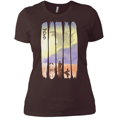 T-Shirts Dark Chocolate / X-Small Japanese Kaiju Women's Premium T-Shirt