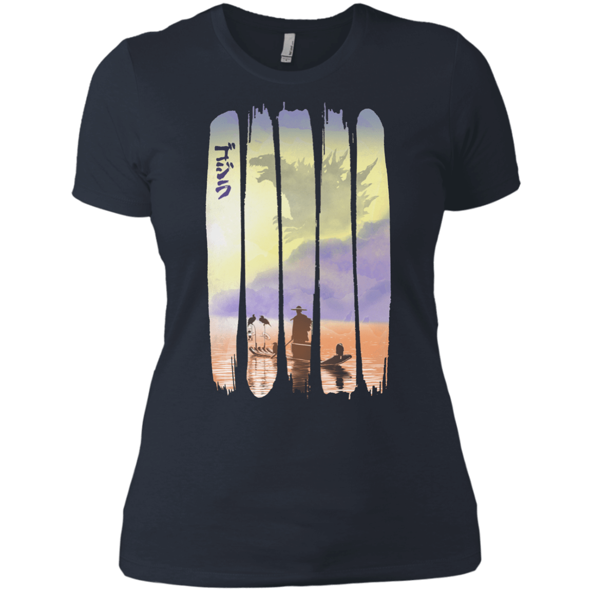 T-Shirts Indigo / X-Small Japanese Kaiju Women's Premium T-Shirt