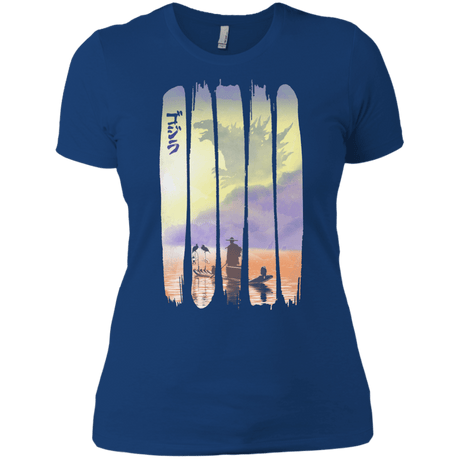 T-Shirts Royal / X-Small Japanese Kaiju Women's Premium T-Shirt