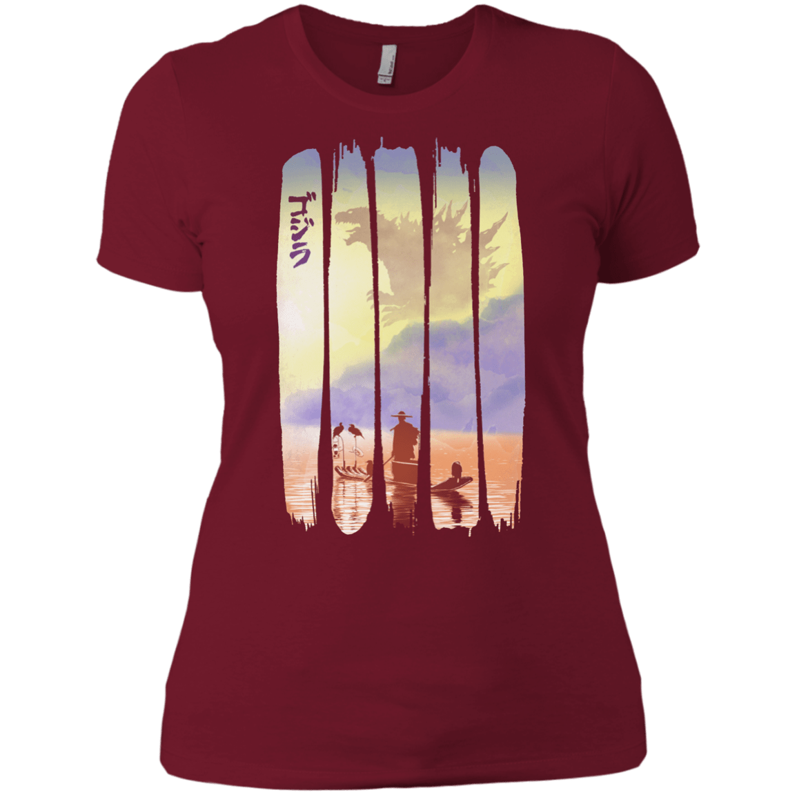 T-Shirts Scarlet / X-Small Japanese Kaiju Women's Premium T-Shirt