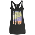 T-Shirts Vintage Black / X-Small Japanese Kaiju Women's Triblend Racerback Tank