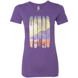 T-Shirts Purple Rush / S Japanese Kaiju Women's Triblend T-Shirt