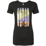 T-Shirts Vintage Black / S Japanese Kaiju Women's Triblend T-Shirt