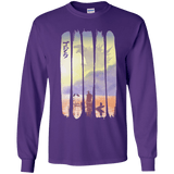 T-Shirts Purple / YS Japanese Kaiju Youth Long Sleeve T-Shirt