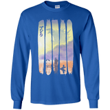 T-Shirts Royal / YS Japanese Kaiju Youth Long Sleeve T-Shirt